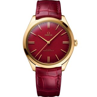 Omega 125th Anniversary Edition De Ville Trésor 40 mm, yellow gold on leather strap 435.53.40.21.11.001