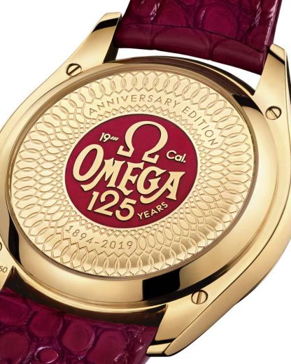 Omega 125th Anniversary Edition De Ville Trésor 40 mm, yellow gold on leather strap 435.53.40.21.11.001 - Image 3