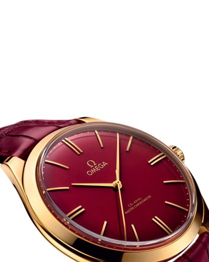 Omega 125th Anniversary Edition De Ville Trésor 40 mm, yellow gold on leather strap 435.53.40.21.11.001 - Image 4