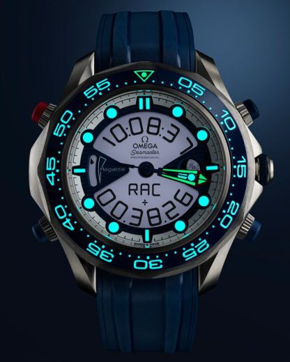 Omega America's Cup Seamaster Regatta 46.75 mm, titanium on rubber strap 216.92.46.79.10.001 - Image 5