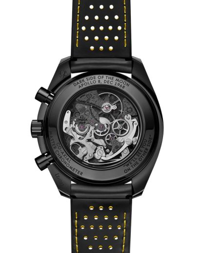 Omega Apollo 8 Speedmaster Dark Side of the Moon 44.25 mm, black ceramic on rubber strap 310.92.44.50.01.001 - Image 2