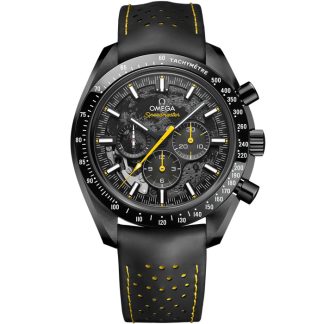Omega Apollo 8 Speedmaster Dark Side of the Moon 44.25 mm, black ceramic on rubber strap 310.92.44.50.01.001