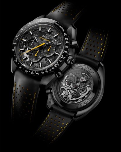 Omega Apollo 8 Speedmaster Dark Side of the Moon 44.25 mm, black ceramic on rubber strap 310.92.44.50.01.001 - Image 3
