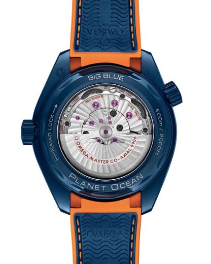 Omega Big Blue Seamaster Planet Ocean 600M 45.5 mm, blue ceramic on rubber strap 215.92.46.22.03.001 - Image 2