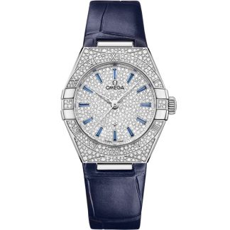Omega Constellation 29 mm, Canopus Gold™ on leather strap 131.58.29.20.99.003