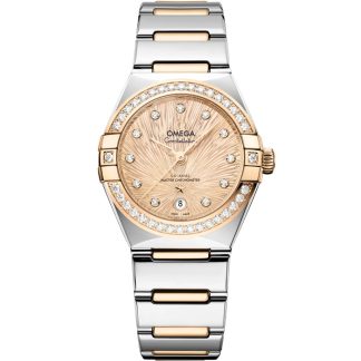Omega Constellation 29 mm, steel - Moonshine™ gold on steel - Moonshine™ gold 131.25.29.20.58.002