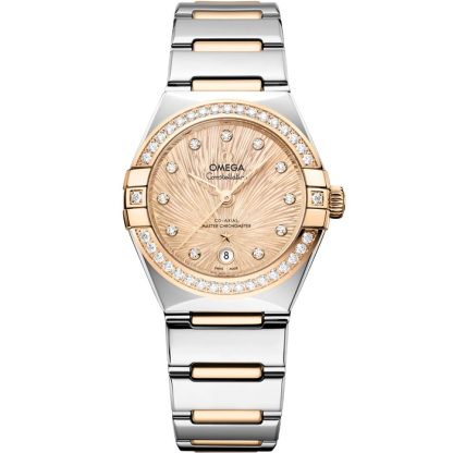 Omega Constellation 29 mm, steel - Moonshine™ gold on steel - Moonshine™ gold 131.25.29.20.58.002