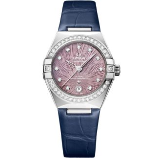 Omega Constellation 29 mm, steel on alligator 131.18.29.20.60.001