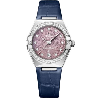 Omega Constellation 29 mm, steel on alligator 131.18.29.20.60.001