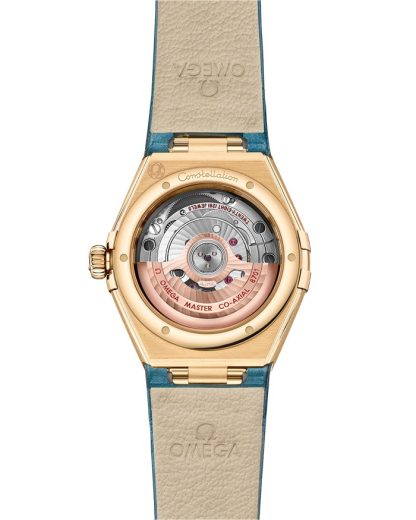 Omega Constellation 29 mm, yellow gold on leather strap 131.53.29.20.52.001 - Image 2