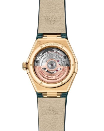 Omega Constellation 29 mm, yellow gold on leather strap 131.53.29.20.55.001 - Image 2