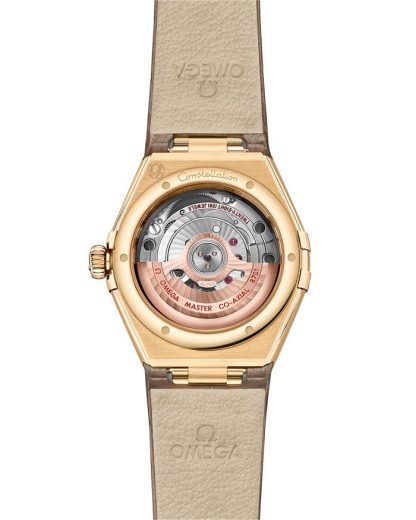 Omega Constellation 29 mm, yellow gold on leather strap 131.58.29.20.52.001 - Image 2