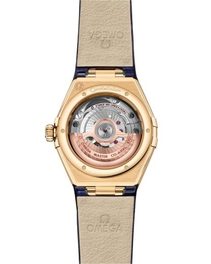 Omega Constellation 29 mm, yellow gold on leather strap 131.58.29.20.53.001 - Image 2