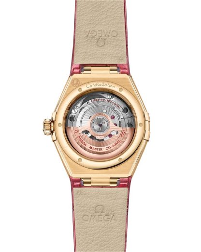 Omega Constellation 29 mm, yellow gold on leather strap 131.58.29.20.55.001 - Image 2