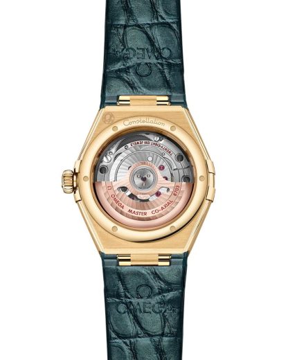 Omega Constellation 29 mm, yellow gold on leather strap 131.58.29.20.99.002 - Image 2
