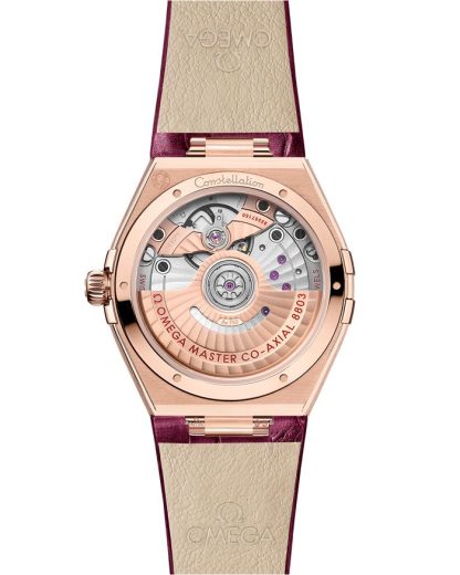 Omega Constellation 34 mm, Sedna™ gold on leather strap 131.58.34.20.61.001 - Image 2