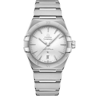 Omega Constellation 39 mm, steel on steel 131.10.39.20.02.001