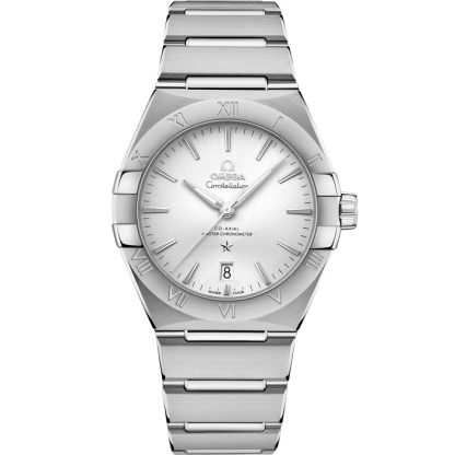 Omega Constellation 39 mm, steel on steel 131.10.39.20.02.001