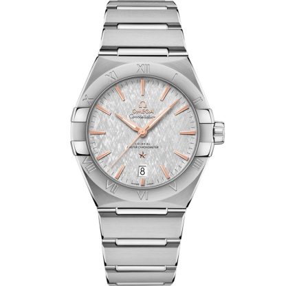 Omega Constellation 39 mm, steel on steel 131.10.39.20.06.001