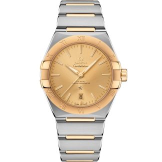 Omega Constellation 39 mm, steel - yellow gold on steel - yellow gold 131.20.39.20.08.001
