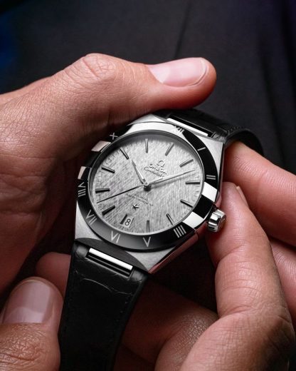 Omega Constellation 41 mm, steel on leather strap 131.33.41.21.06.001 - Image 6