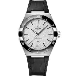 Omega Constellation 41 mm, steel on leather strap 131.33.41.21.06.001