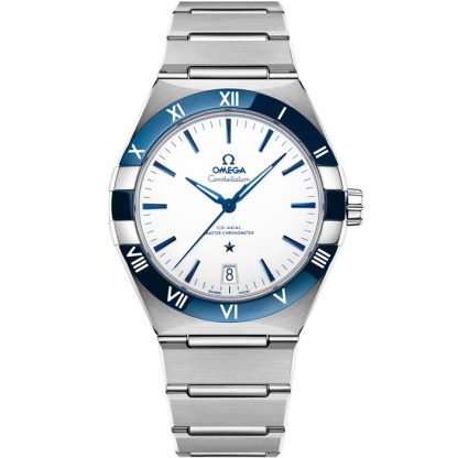 Omega Constellation 41 mm, steel on steel 131.30.41.21.04.001