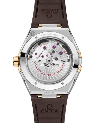 Omega Constellation 41 mm, steel - yellow gold on leather strap 131.23.41.21.06.002 - Image 2