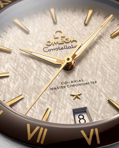 Omega Constellation 41 mm, steel - yellow gold on leather strap 131.23.41.21.06.002 - Image 3