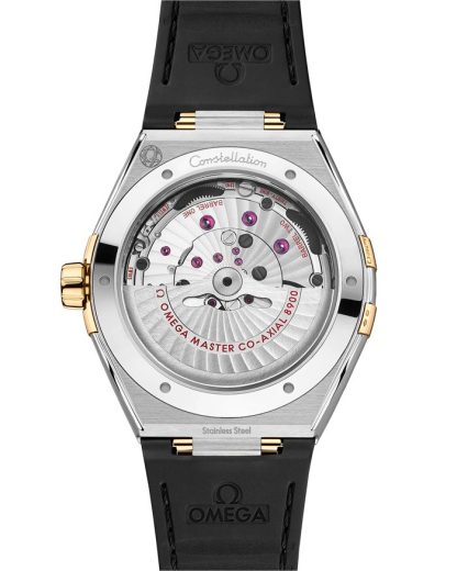 Omega Constellation 41 mm, steel - yellow gold on leather strap 131.23.41.21.10.001 - Image 2