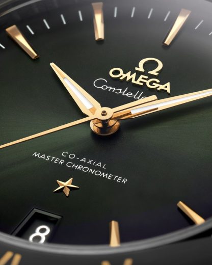 Omega Constellation 41 mm, steel - yellow gold on leather strap 131.23.41.21.10.001 - Image 3