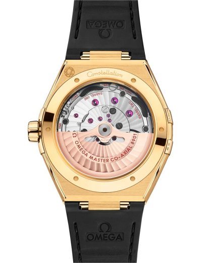 Omega Constellation 41 mm, yellow gold on leather strap 131.63.41.21.01.001 - Image 2