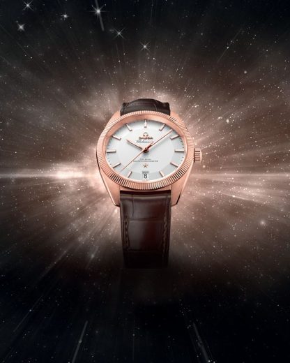 Omega Constellation Globemaster 39 mm, Sedna™ gold on leather strap 130.53.39.21.02.001 - Image 5