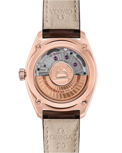 Omega Constellation Globemaster 39 mm, Sedna™ gold on leather strap 130.53.39.21.02.001 - Image 2