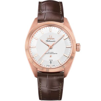 Omega Constellation Globemaster 39 mm, Sedna™ gold on leather strap 130.53.39.21.02.001