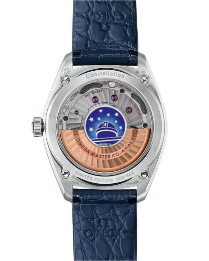 Omega Constellation Globemaster 39 mm, platinum on leather strap 130.93.39.21.99.001 - Image 2