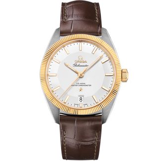 Omega Constellation Globemaster 39 mm, steel - yellow gold on leather strap 130.23.39.21.02.001