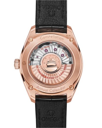 Omega Constellation Globemaster 41 mm, Sedna™ gold on leather strap 130.53.41.22.99.002 - Image 2