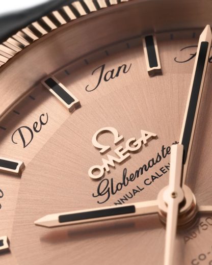 Omega Constellation Globemaster 41 mm, Sedna™ gold on leather strap 130.53.41.22.99.002 - Image 3