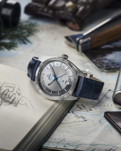 Omega Constellation Globemaster 41 mm, steel on leather strap 130.33.41.22.06.001 - Image 4