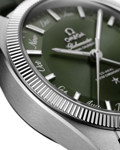 Omega Constellation Globemaster 41 mm, steel on leather strap 130.33.41.22.10.001 - Image 3