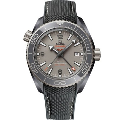 Omega Dark Grey Seamaster Planet Ocean 600M 45.5 mm, grey ceramic on rubber strap 215.92.46.22.99.002