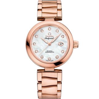 Omega De Ville Ladymatic 34 mm, Sedna™ gold on Sedna™ gold 425.60.34.20.55.004