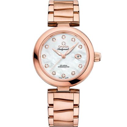 Omega De Ville Ladymatic 34 mm, Sedna™ gold on Sedna™ gold 425.60.34.20.55.004