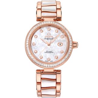 Omega De Ville Ladymatic 34 mm, Sedna™ gold on Sedna™ gold 425.65.34.20.55.007