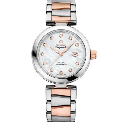 Omega De Ville Ladymatic 34 mm, steel - Sedna™ gold on steel - Sedna™ gold 425.20.34.20.55.004