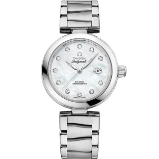 Omega De Ville Ladymatic 34 mm, steel on steel 425.30.34.20.55.002