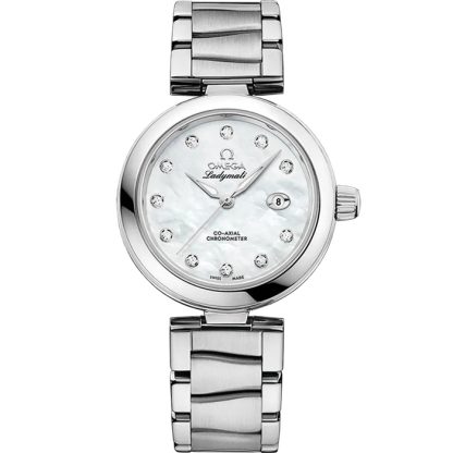 Omega De Ville Ladymatic 34 mm, steel on steel 425.30.34.20.55.002