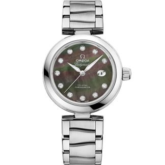 Omega De Ville Ladymatic 34 mm, steel on steel 425.30.34.20.57.004