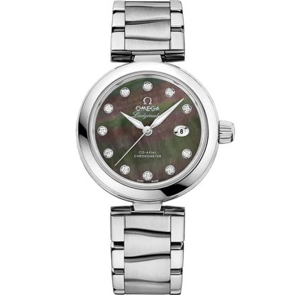 Omega De Ville Ladymatic 34 mm, steel on steel 425.30.34.20.57.004